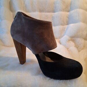Loeffler Randall Tricolor Suede Bootie